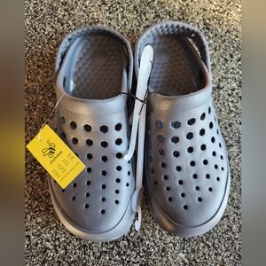 NWT Joybees Charcoal Gray Adult Clogs - Mens 9 Or Womens 11